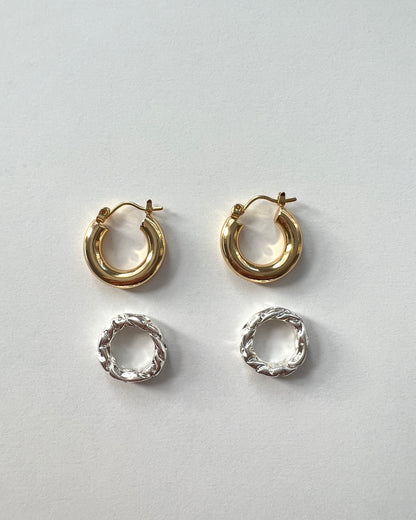 Duo detachable Morden earrings