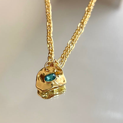 Sapphire Elegant Pendant Necklace