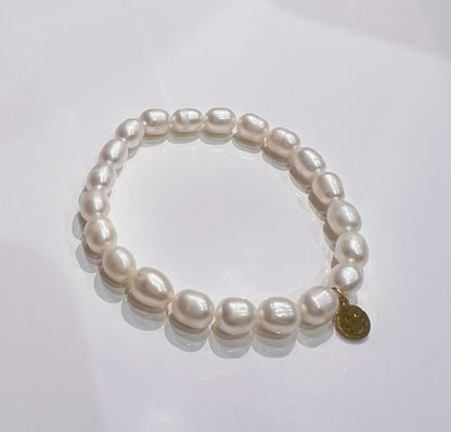 Natural pearl handmade bracelet