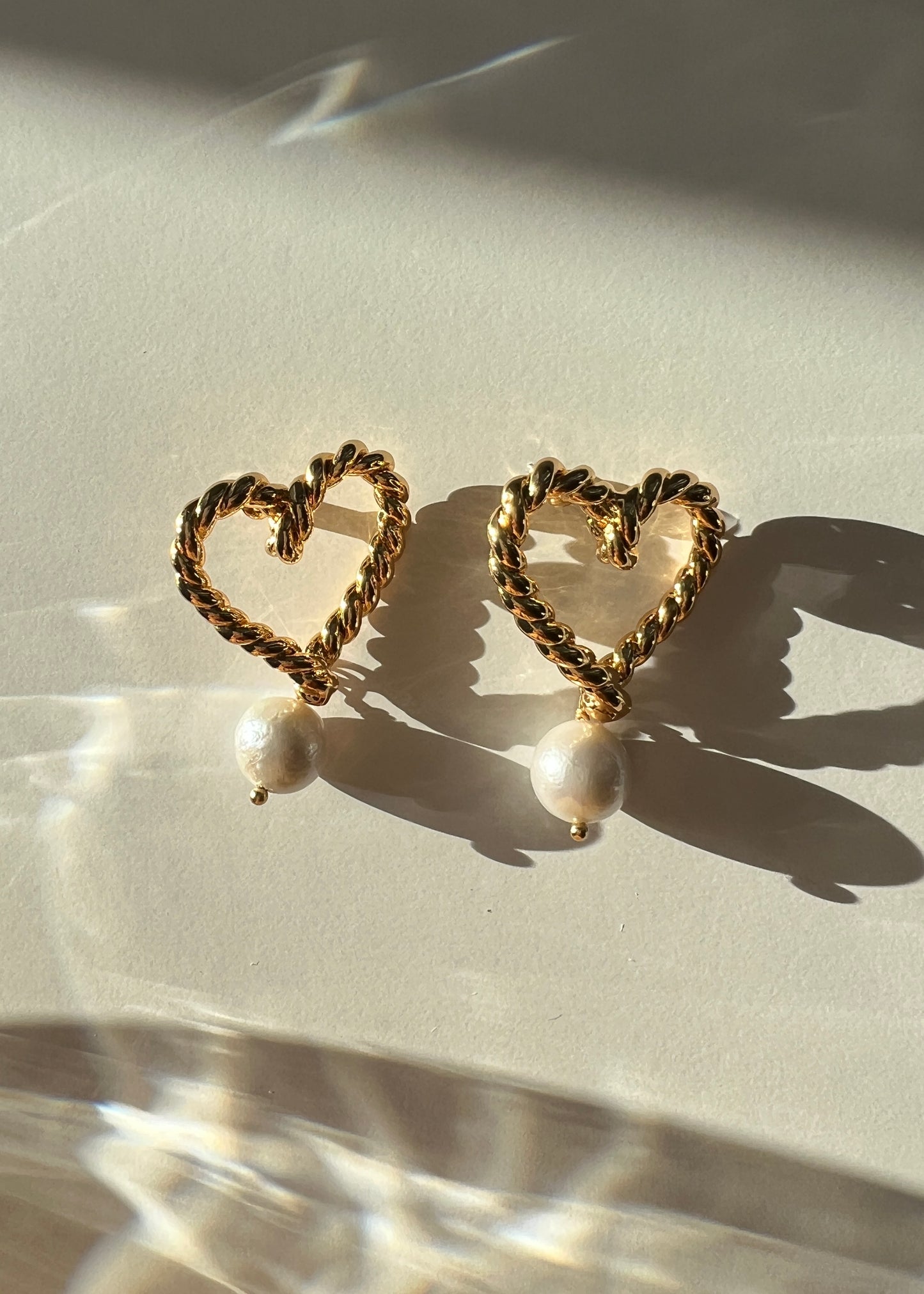 Love Pearl Earrings