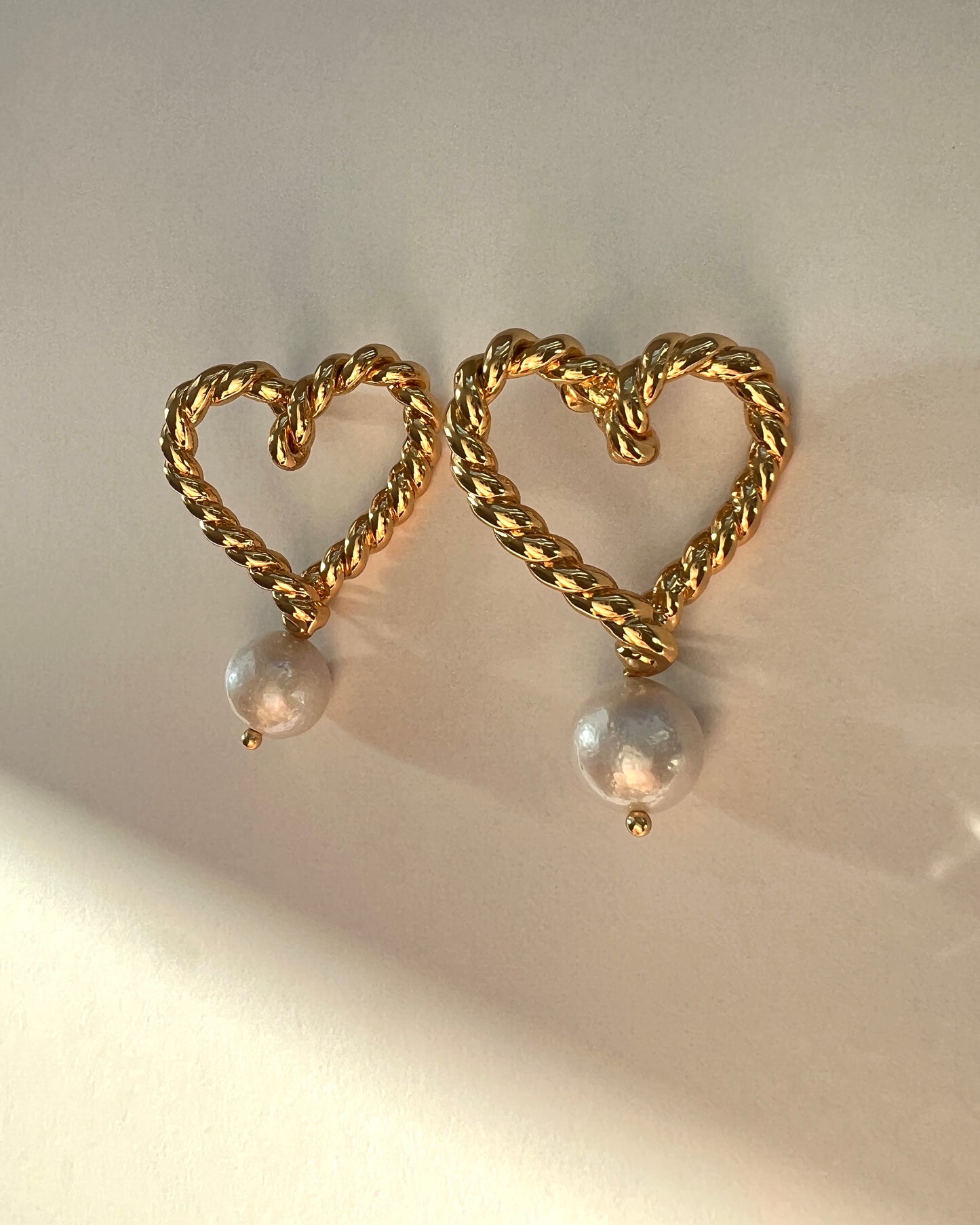 Love Pearl Earrings