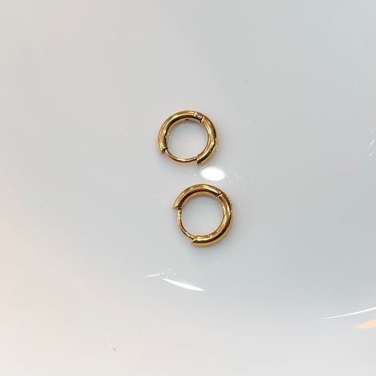 Classic Mini Huggie Hoop waterproof tarnish free earring