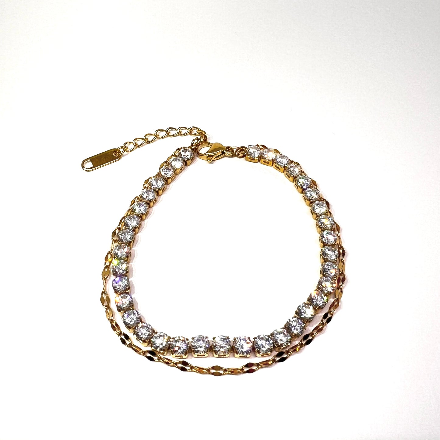 Duo crystal bracelet