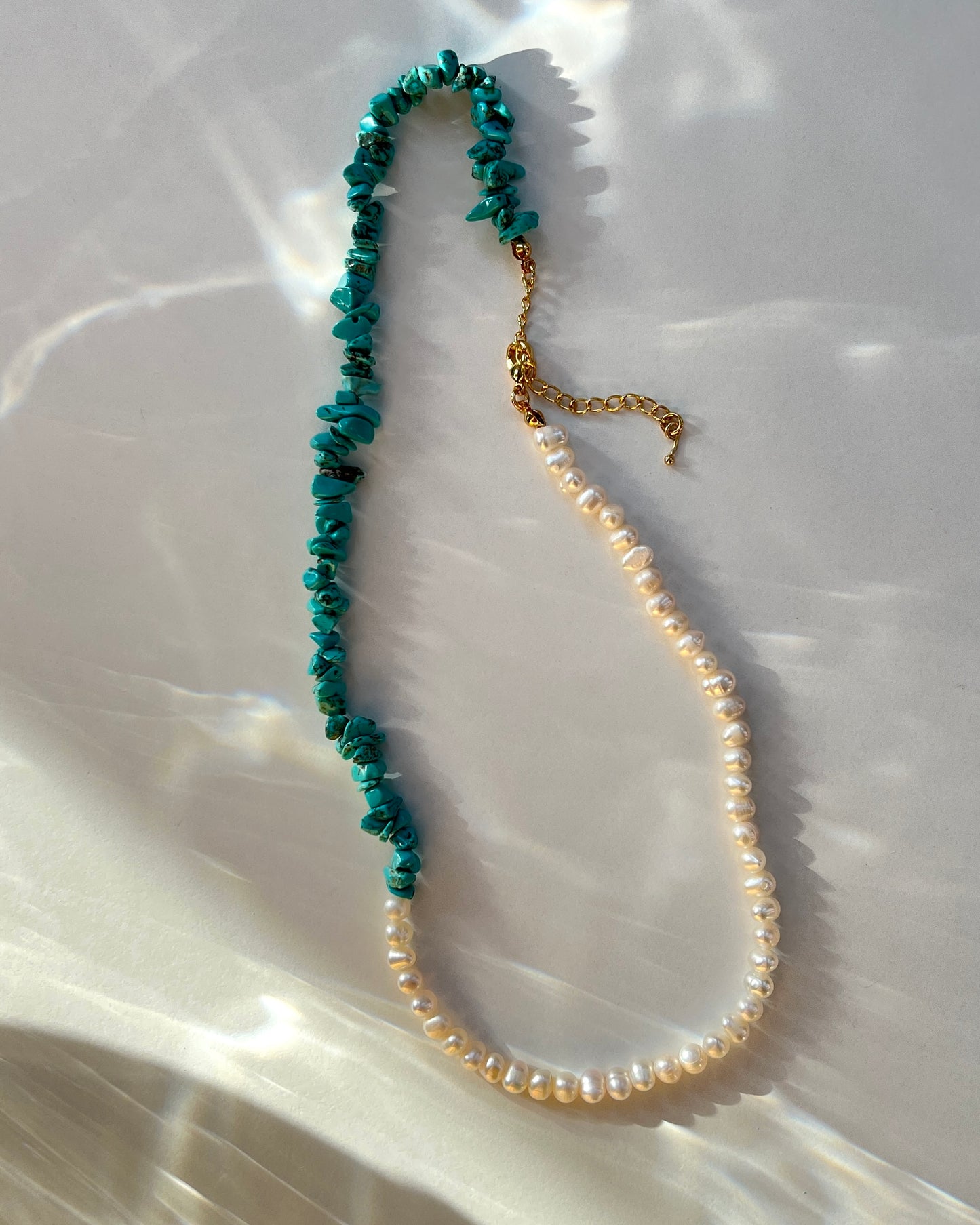 Natural Turquoise Pearls necklace