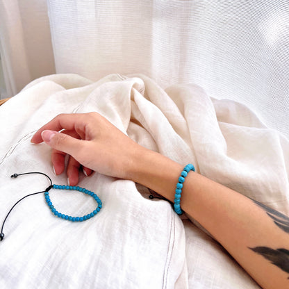 Handmade Blue Turquoise Bracelet