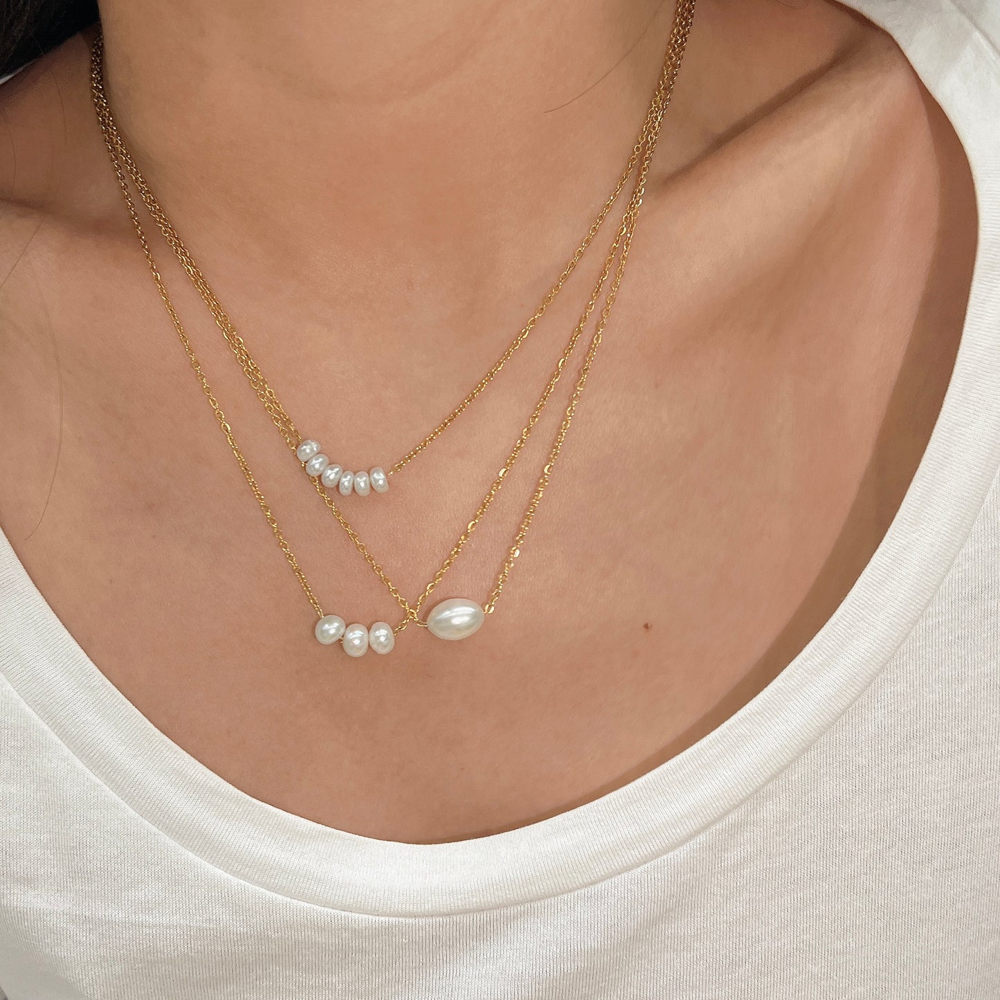 Handmade Natural Pearl Necklaces