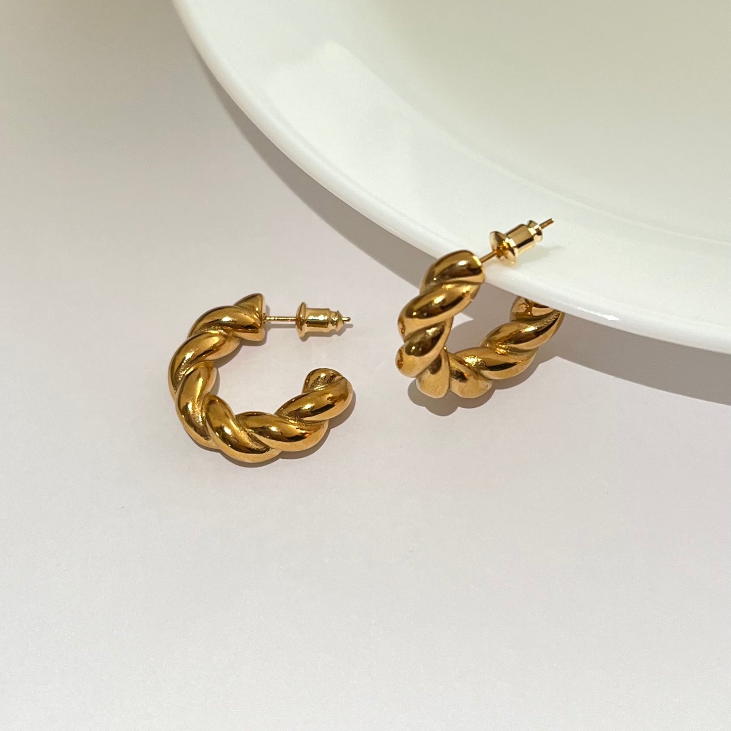 Classic Twist Chunky Earrings