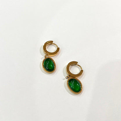 Green Pine Earrings