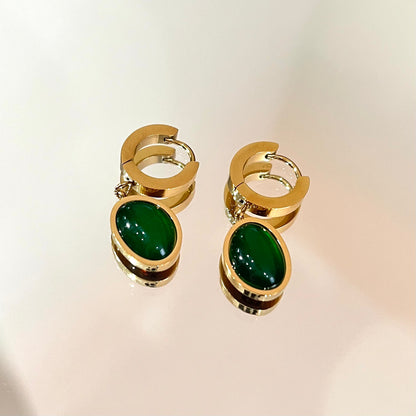 Green Pine Earrings