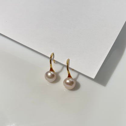 Gold plated sterling silver earrings