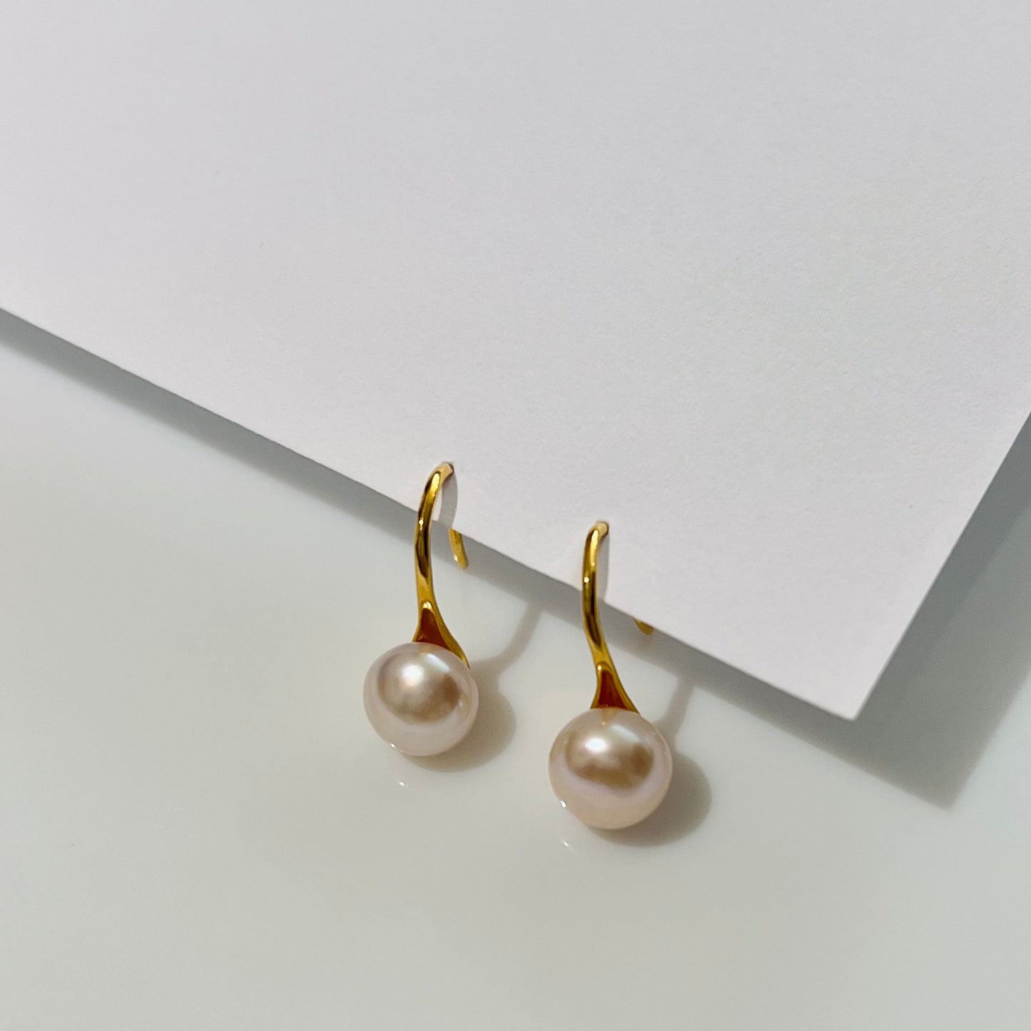 Gold plated sterling silver earrings