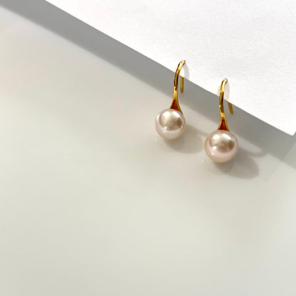 Gold plated sterling silver earrings