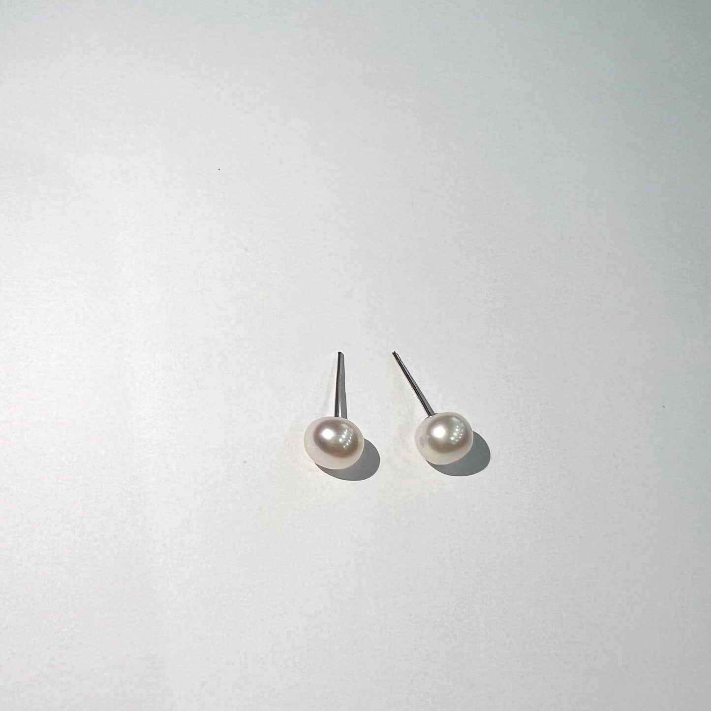 Classic Pearl Stud Earrings