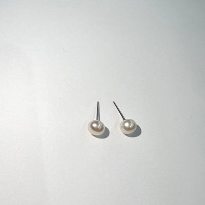 Classic Pearl Stud Earrings