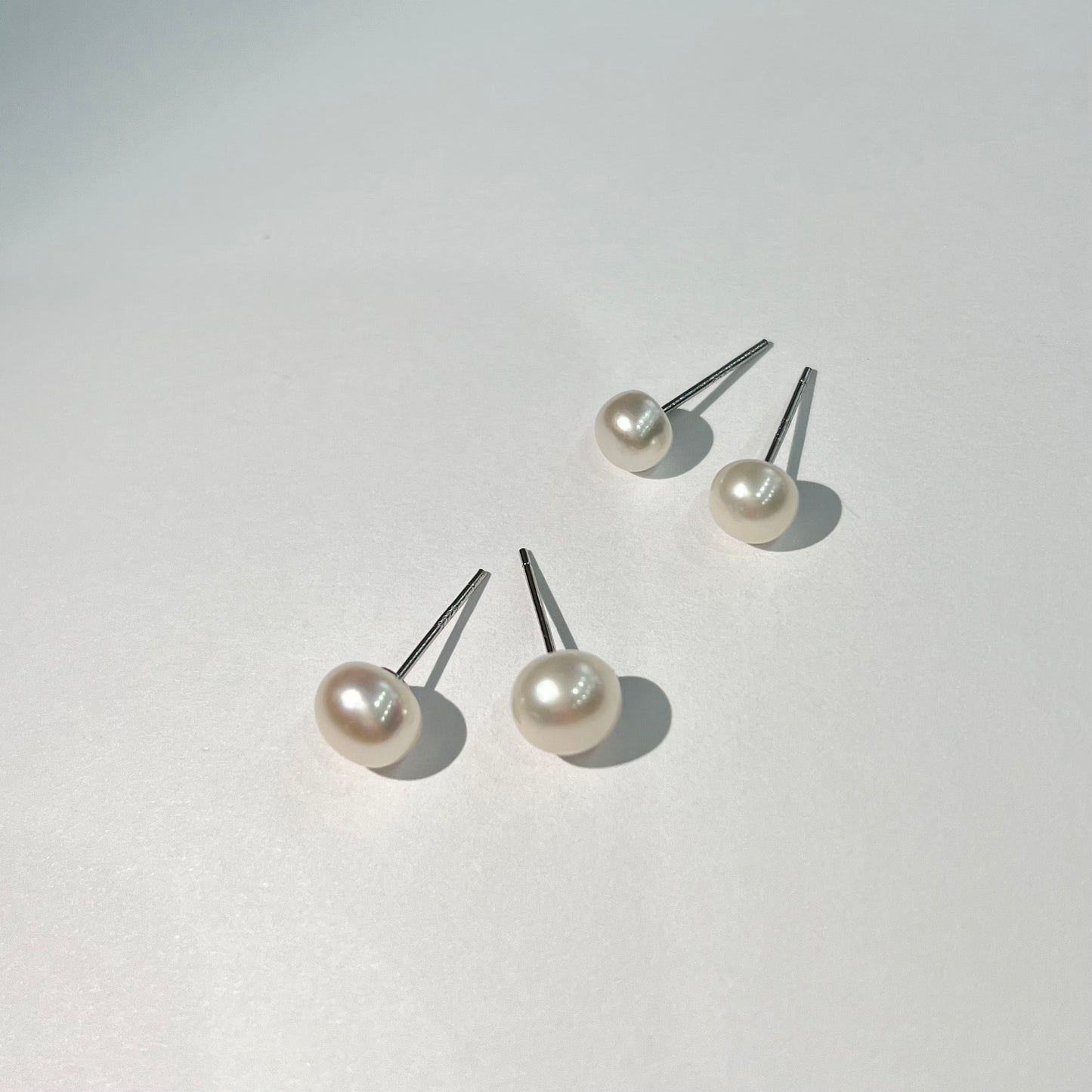 Classic Pearl Stud Earrings