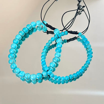 Handmade Blue Turquoise Bracelet