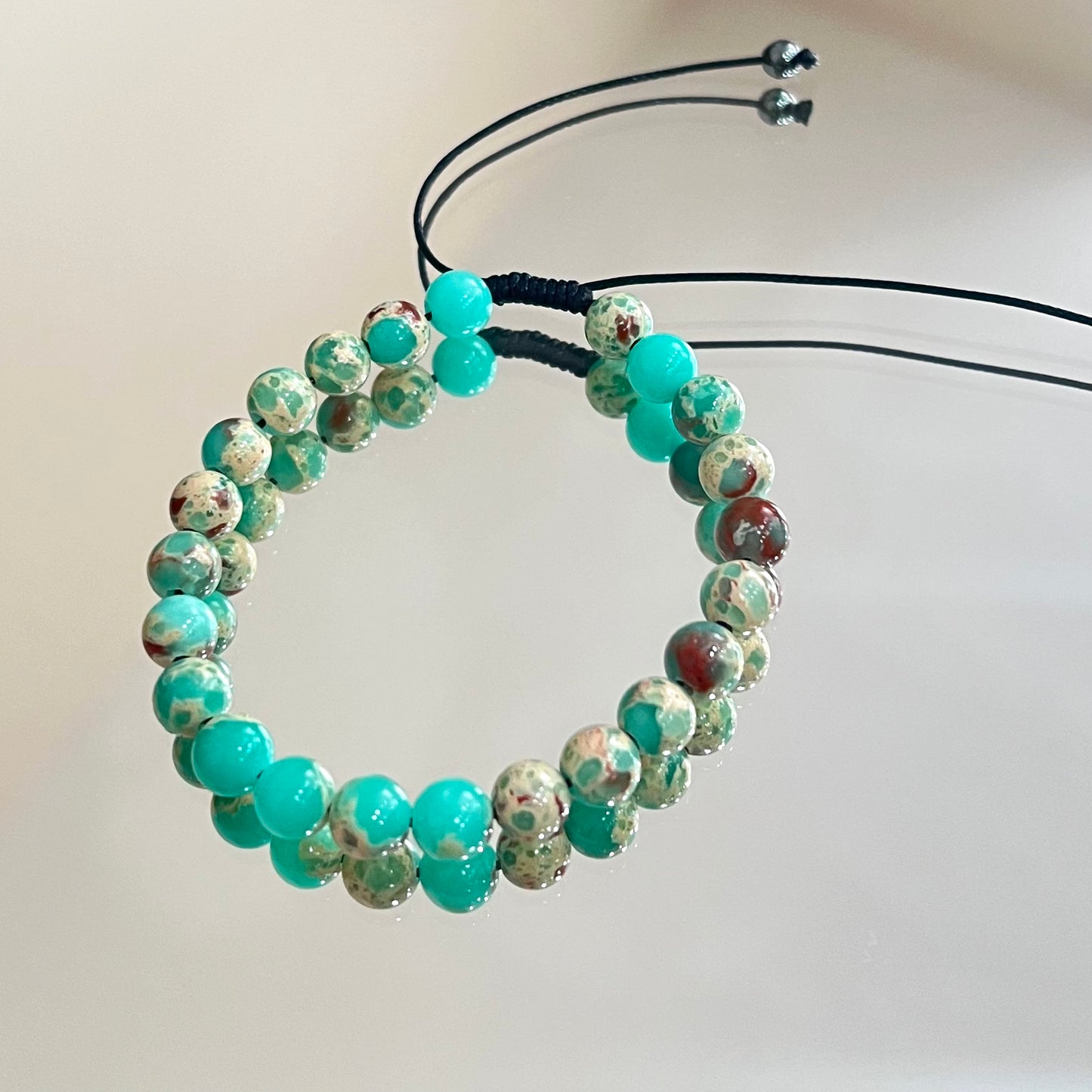 Green Natural Rock Bracelet