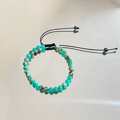 Green Natural Rock Bracelet